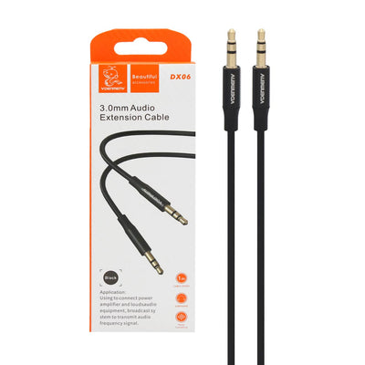 DENMEN AUX audio cable model DX06 - black
