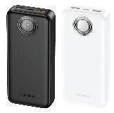 PX102 20000mAh Power Bank (22.5W 3 Outputs) WHITE/ BLACK