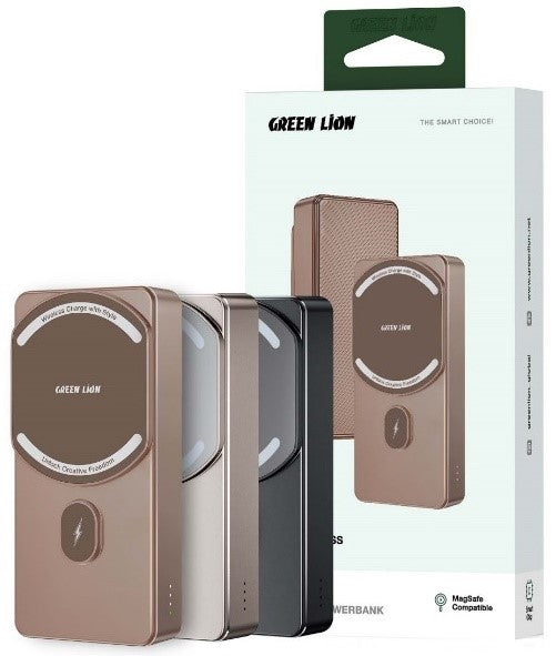 {GNMTN10KPBBK} GREEN LION MILTON 10000MAH POWERBANK - BLACK