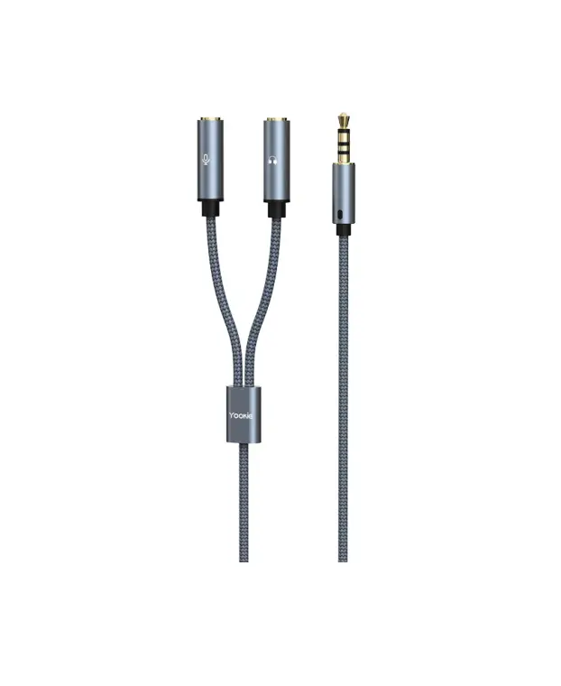 YooKiE YA17 3.5mm Dual Ports Audio Cable
