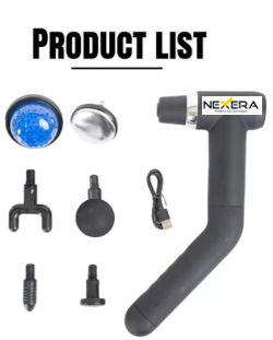 Nexera Massage Gun-6in1 (Xy-18)