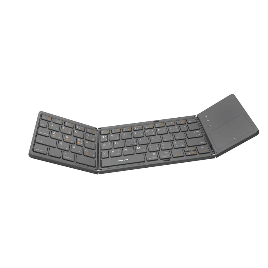 GREEN LION FOLDABLE BLUETOOTH KEYBOARD - GRAY