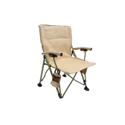 GREEN LION OUTDOOR CAMPING CHAIR WITH CARRYING BAG - DESERT SAND