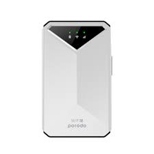 Porodo 4G LTE amp; Wifi 6 Pocket Router PD-PT4GRWD-WH