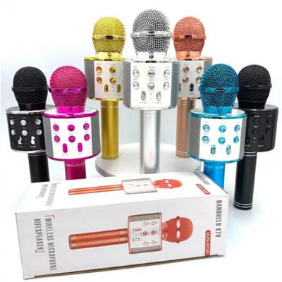 Wireless WS858 Bluetooth Karaoke Microphone