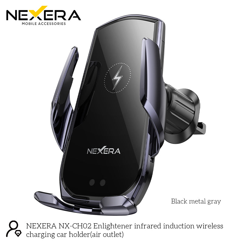 NEXERA CA202 Plus Enlightener infrared induction wireless charging car holder(air outlet)