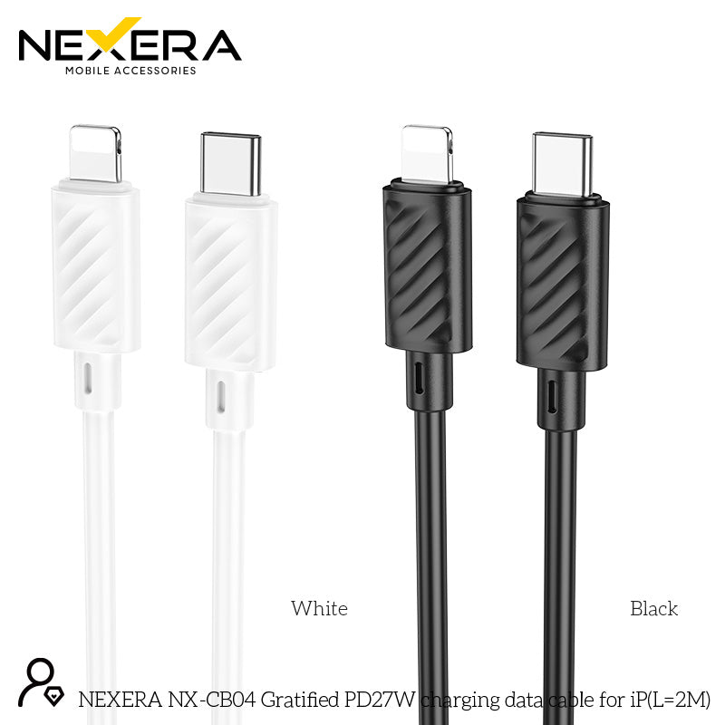 NEXERA X88 Gratified PD27W charging data cable for iP(L=2M)(packaged)