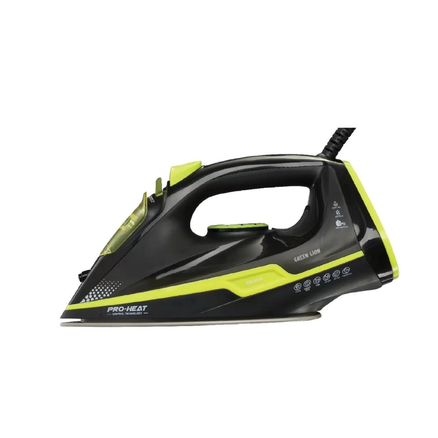 GREEN LION ESSENTIAL CARE STEAM IRON 2200W - BLACK amp;amp; GREEN