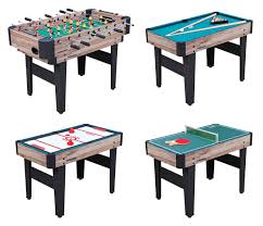 Porodo Lifestyle Multi-Game Table Foosball | Billiards | Hockey | Table Tennis