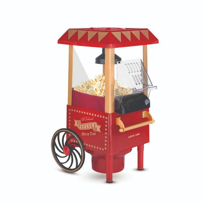 GREEN LION VINTAGE POP CORN MAKER 1200W 270ML - RED