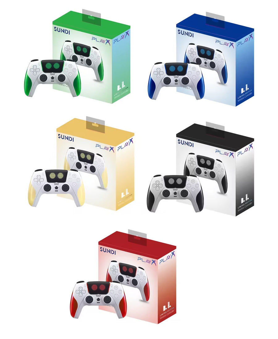 PlayX Wireless Astro Bot Inspired Controller For PS4 - Blue | Red | Black | Green | Yellow