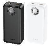 PX103 30000mAh Power Bank (22.5W 3 Outputs) WHITE/ BLACK