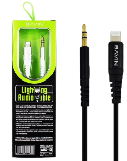 BAVIN H-3.5-AUX13 Universal 3.5mm Aux Cable for iPh to Audio Jack 1 Meter