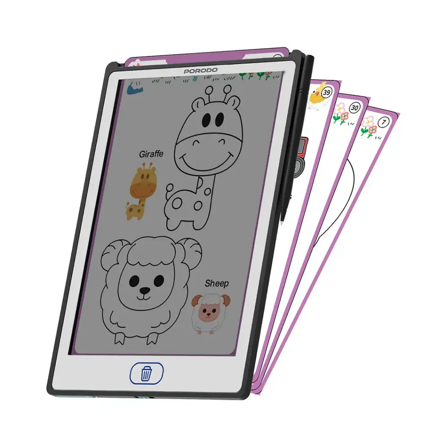 Porodo Kids Writing Tablet - Black