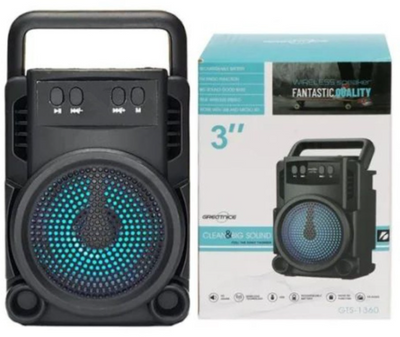WIRELESS SPEAKER 3&rdquo; GTS-1360