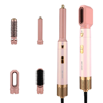 Green Lion 5 in 1 Professional Hair Styler 2 - Black / PINK
