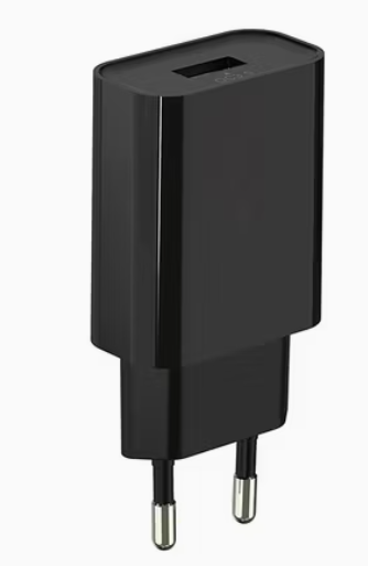 Travel Adapter with USB Port- Black