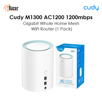 CUDY AC1200 Gigabit Whole Wi-fi Mesh System - 1 Pack | M1200