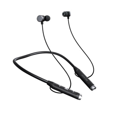 GREEN LION LION X NECKBAND EARPHONE WITH TF CARD &amp;amp; FLASHLIGHT - BLACK