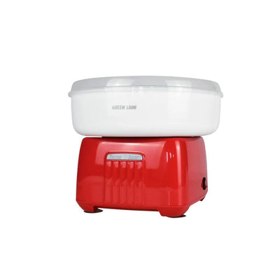 GREEN LION COTTON CANDY MAKER 500W - WHITE/RED