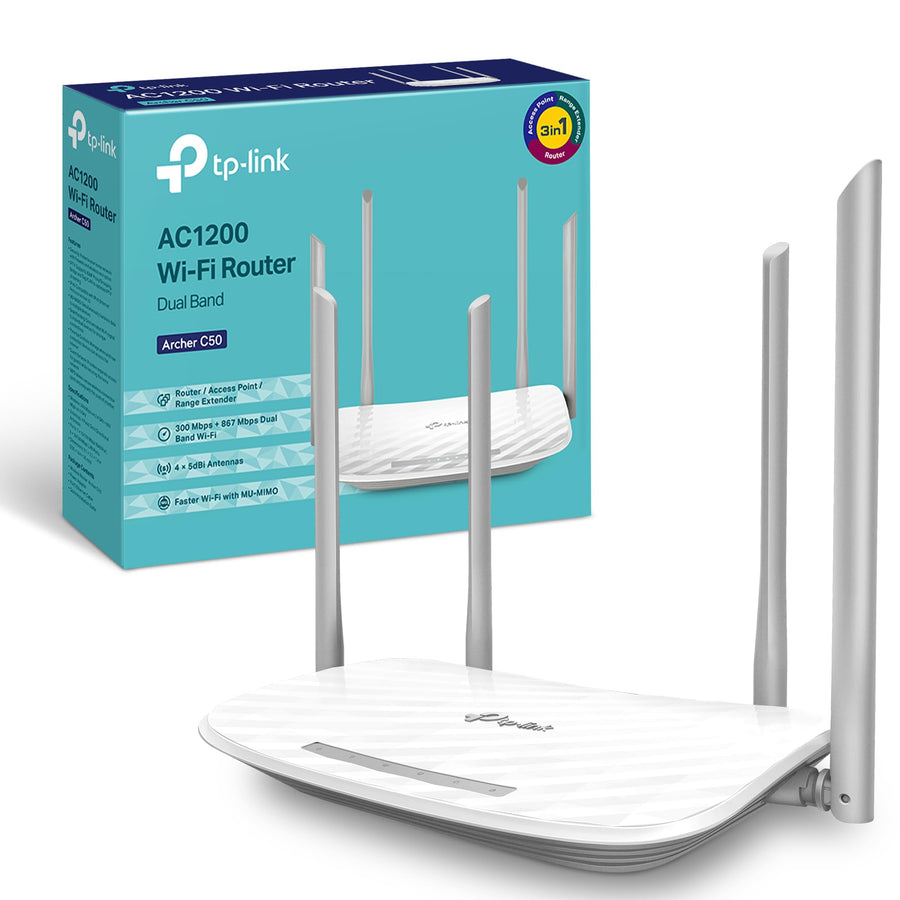 TP-LINK Archer C50 AC1200 Wireless Dual Band Router
