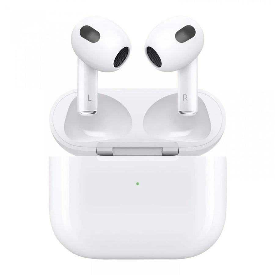 GREEN TRUE WIRELESS GREEN BUDS 3 WITH BUILT-IN MICROPHONE &amp; CHARGING BASE - WHITE