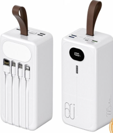 BAVIN PC033 60000mAh Powerbank Fast Charging 22.5W Output Type-C Micro Input Flashlight Power Bank