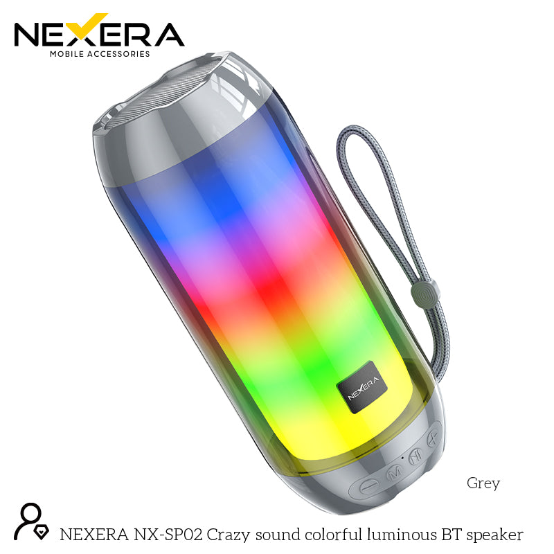 NEXERA NX-SP02 Crazy sound colorful luminous BT speaker