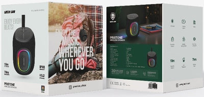 Green Lion Pristone Wireless Speaker GNPRTSPKRBK