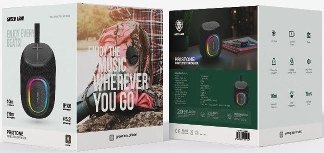 Green Lion Pristone Wireless Speaker GNPRTSPKRBK