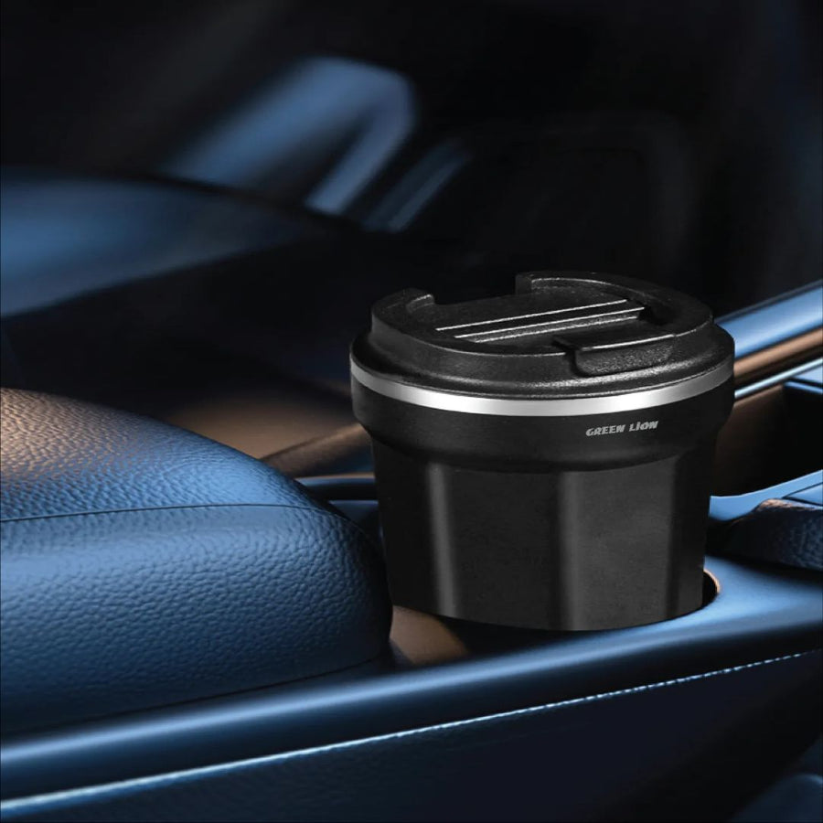 GREEN LION VACUUM MUG 380 ML - BLACK
