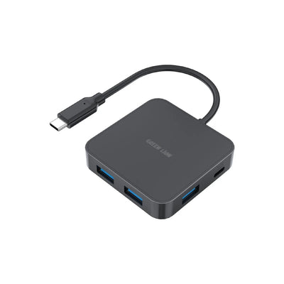 GREEN LION GHB-7 7 IN 1 USB-C HUB - BLACK