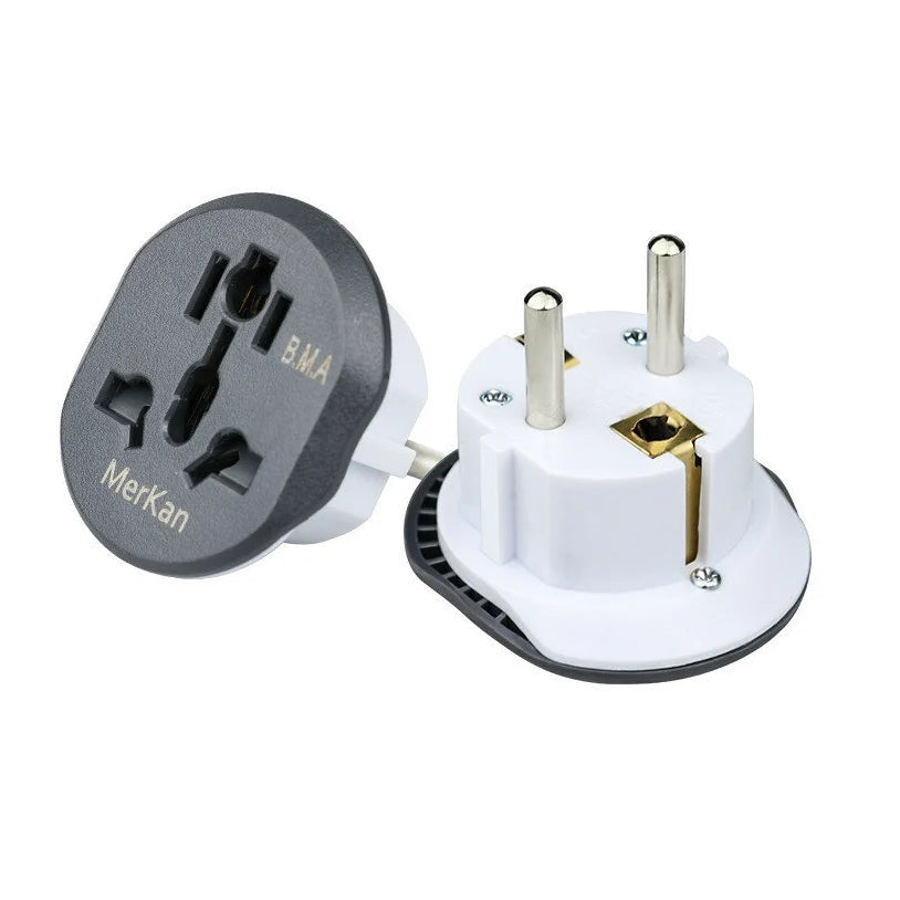 KT-168 - 16A Universal UK to EU Travel Adapter - 4mm Pins