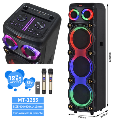 200W Karaoke TV Speaker 12 Inch*3 Party Box Speaker with Mic Best Party DJ Speaker-1285