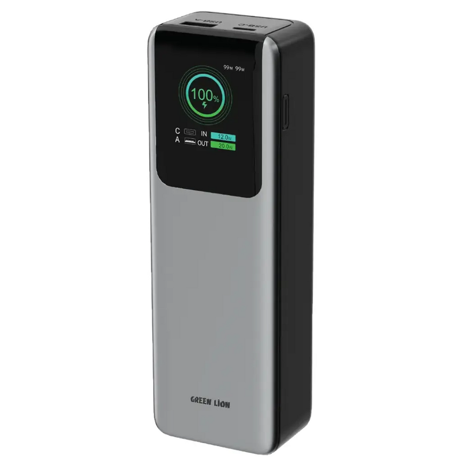 Green Lion Voltura 20000mAh Powerbank PD 100W - Grey