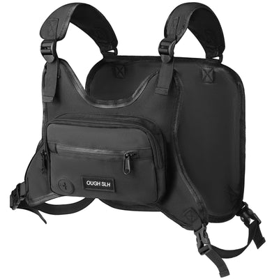 Water Resistant Chest Bag, Running Pack For Men Adjustable Minimalist Chest Pack Workoutsfor Workouts, Lightweight Running Vest, whith Running Phone Holder Cycling Hiking Running Backpack