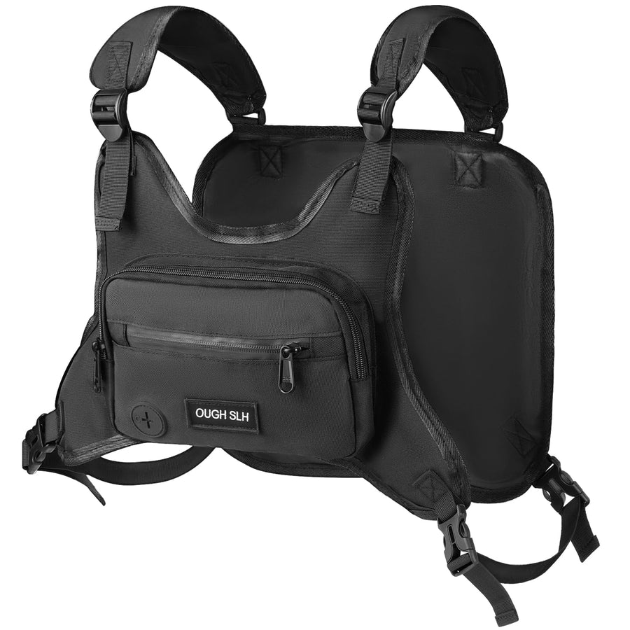 Water Resistant Chest Bag, Running Pack For Men Adjustable Minimalist Chest Pack Workoutsfor Workouts, Lightweight Running Vest, whith Running Phone Holder Cycling Hiking Running Backpack