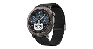 Porodo Smartwatch 1.43 Amoled Aluminum Bezel - Brown +Black Nagnet Silicone Strap