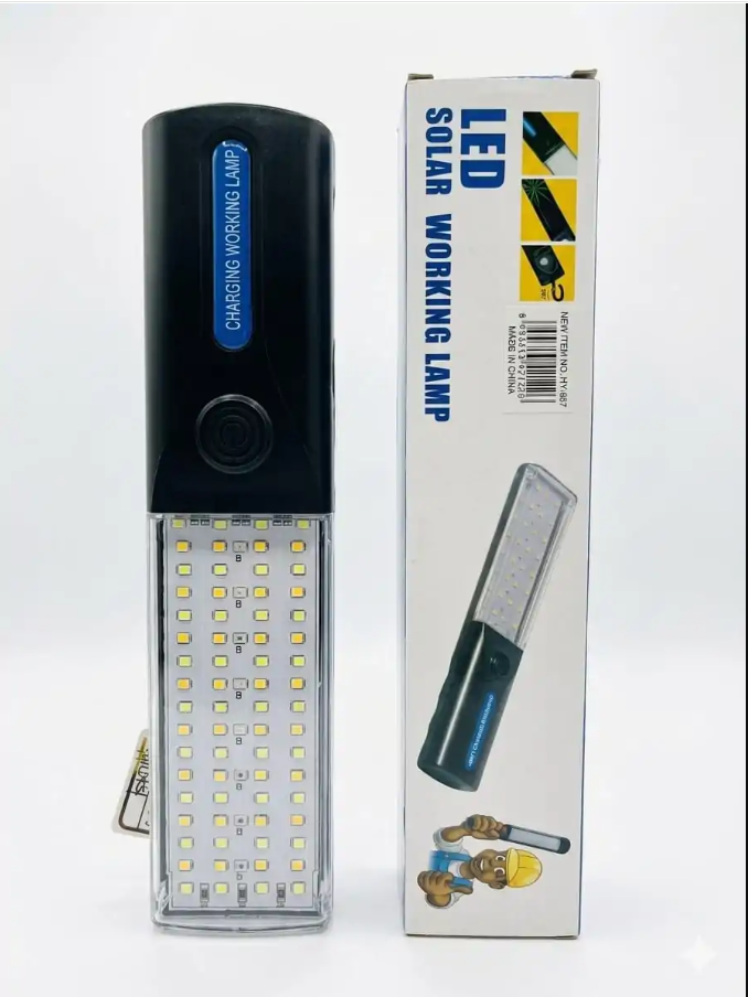 Solar chargeable 5 mode light magnetic torch light 10235