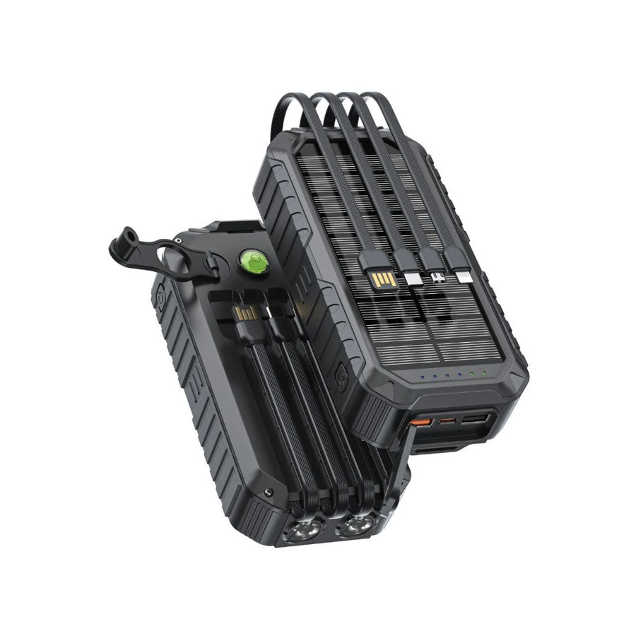 GREEN LION SOLAR MATE POWER BANK 20000MAH - BLACK