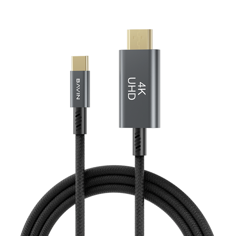 BAVIN U-HD-26 4K USB-C to HDMI High-Speed Adapter Cable Plug amp;amp; Play Converter 1.8M