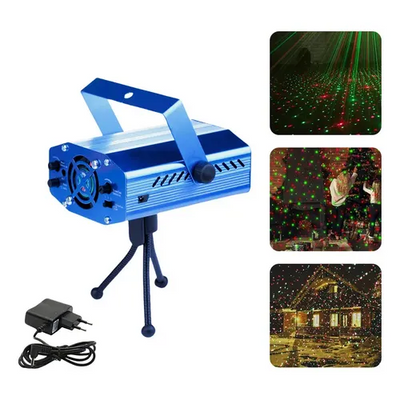 Portable laser stage lights, red and green mini stage lights SN-09
