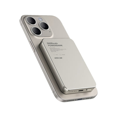 Green Lion GL-MAG 5 Power Bank with 5000mAh Capacity-BLUE/ BLACK/ ORANGE