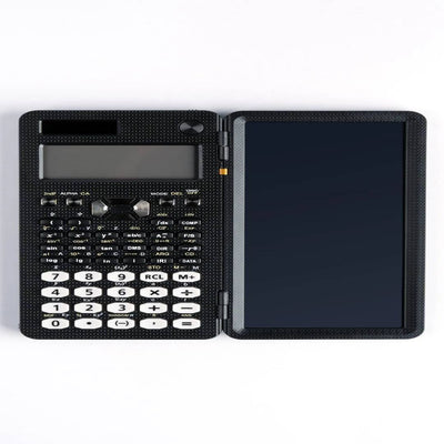 GREEN LION SCIENTIFIC CALCULATOR & WRITING PAD - BLACK