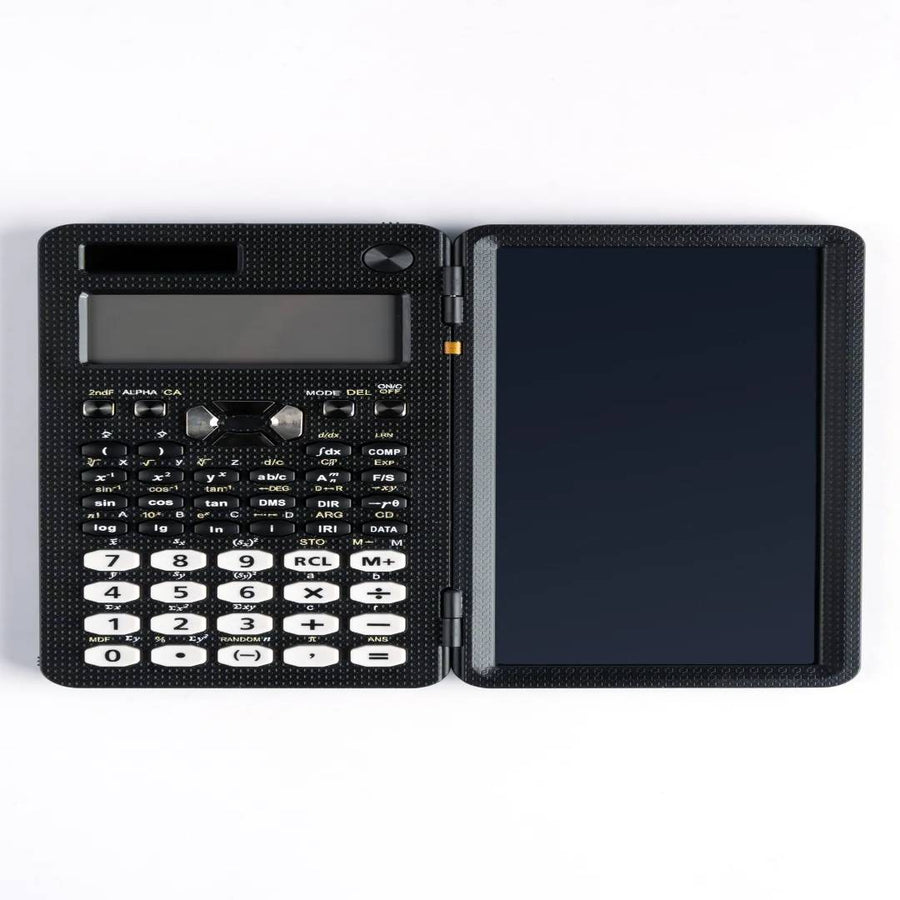 GREEN LION SCIENTIFIC CALCULATOR & WRITING PAD - BLACK